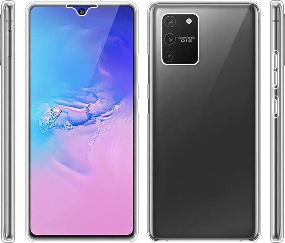 BixB 2 in 1 Siliconen TPU hoesje Case 360 Graden voor Samsung Galaxy S10 Lite 2020