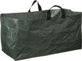 1x Groene vierkante kofferbak tuinafval/afvalzakken opvouwbaar 225 liter - Tuinafvalzakken - Tuin schoonmaken/opruimen - Tuinonderhoud