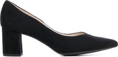 Peter Kaiser  Dames Pumps / Damesschoenen - Suède   - Blokhak  hoogte 6 cm - 67X11 - Zwart - Maat 36.5