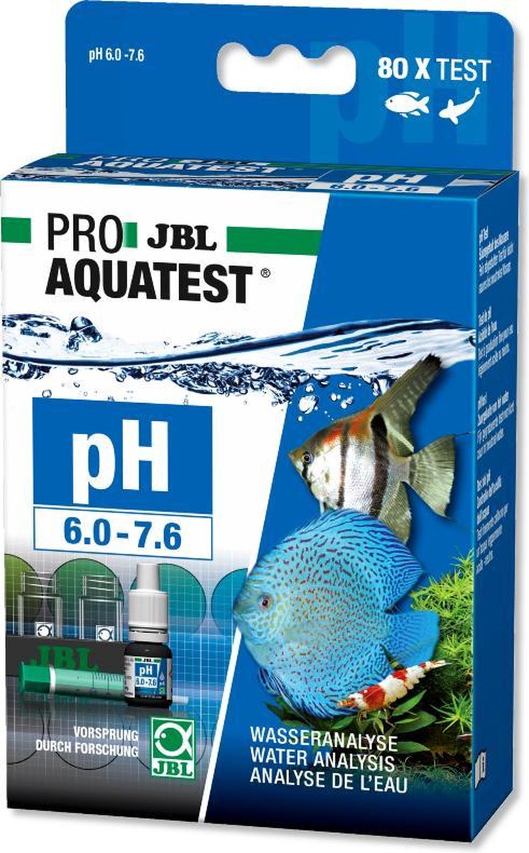 JBL Pro Aquatest pH 6,0-7,6 Test-Set Sneltest watertest