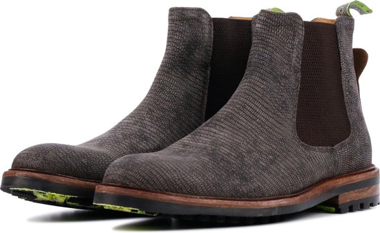 Floris van Bommel Mannen Boots - 20093 - Grijs - Maat 40 | bol.com