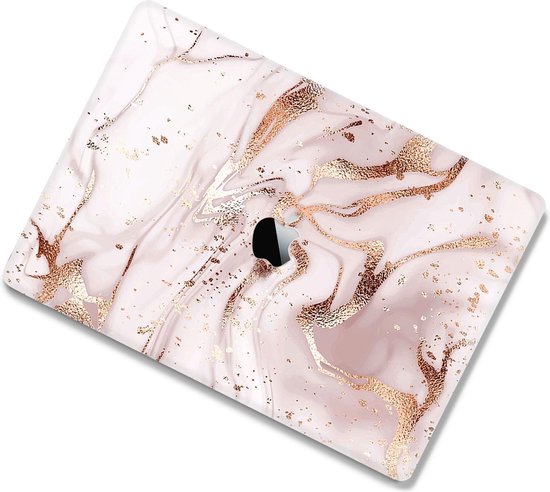 Lunso Geschikt voor MacBook Air 13 inch M1 (2020) cover hoes - case - Marble Vera - Lunso