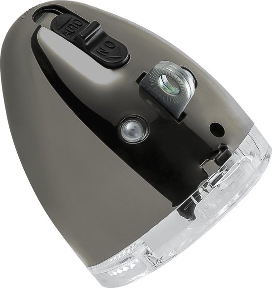 AXA 606 Auto Fietskoplamp - LED Voorlicht - 15 Lux - Dynamo - Auto On Lichtsensor - Geïntegreerde Reflector - Clear Lens Technology - 35 m Lichtbeeld - 2.250 m Zichtbaarheid - Retro Chrome — afbeelding 4