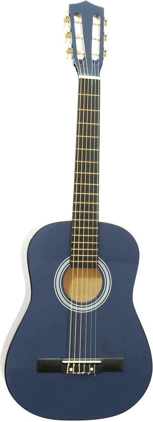Betuttelen Spijsverteringsorgaan hangen DIMAVERY gitaar kinderen blauw klassiek - 1/2 | bol.com