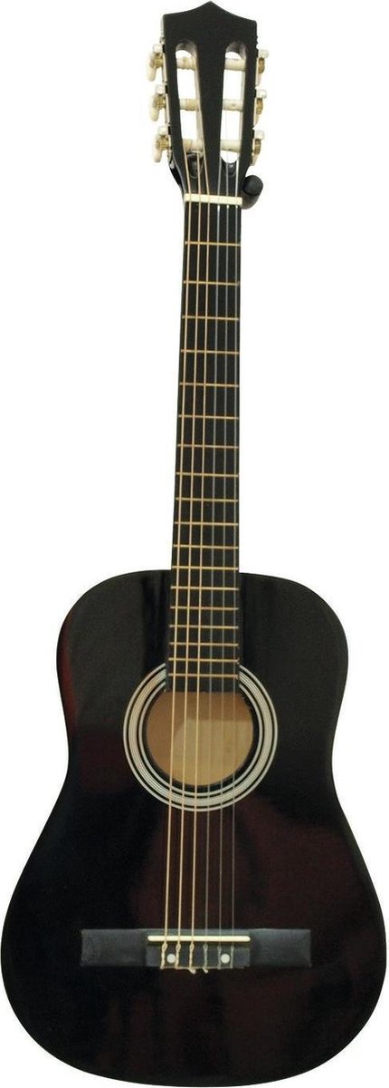 DIMAVERY akoestische gitaar kinderen - zwart - 1/2 - hout