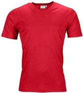 Fusible Systems - Heren Actief James and Nicholson T-Shirt met V-Hals (Rood)