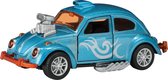 Hot Rod Kever Beetle Metal (Lichtblauw) Toys 13 cm - Modelauto - Schaalmodel - Model auto