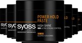 SYOSS - Men - Power Hold Extreme Styling Paste - Haarstyling - Paste - Voordeelverpakking - 6 x 150 ml