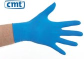 CMT latex handschoenen blauw poedervrij x-large (9-10)