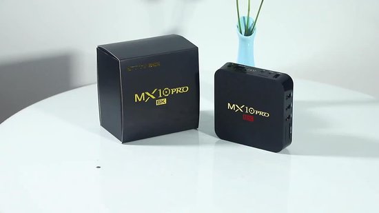 MX10 Pro 6K | TVBox | 6K | Android 9.0 | 4GB DDR3 | 32GB Opslag - MX10