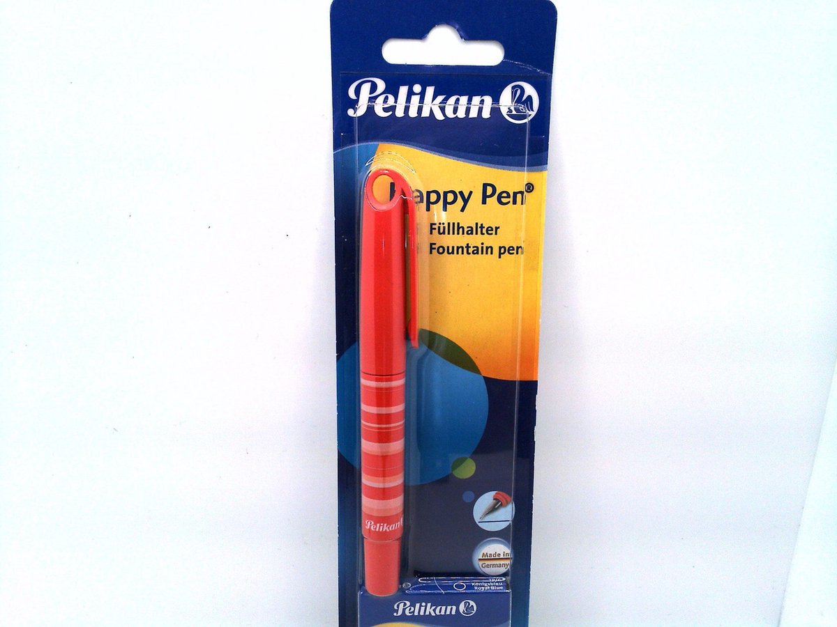 bewijs Nucleair ik draag kleding Pelikan Happy Vulpen - incl 6 inkt cartridges - Rood - Medium | bol.com