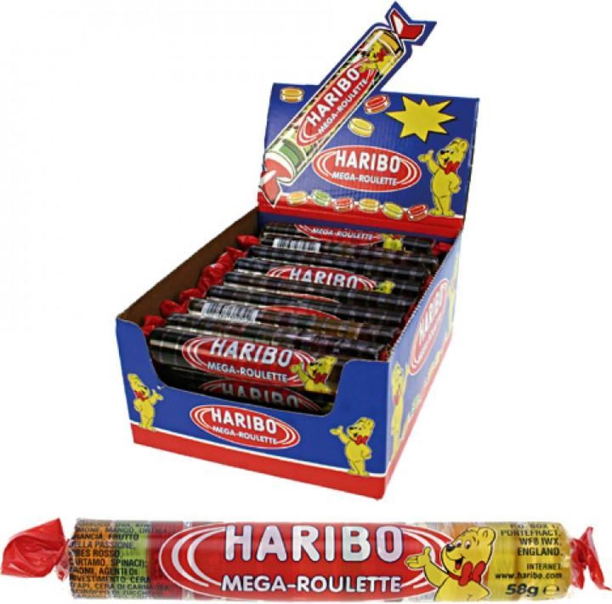 Haribo Box Mega-Roulette 24/1.59oz #11013 