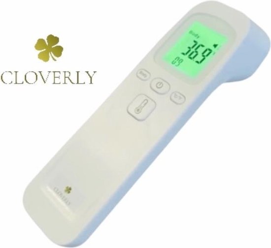 Cloverly medische voorhoofdthermometer F02 – infrarood thermometer – baby,  kind,... | bol.com