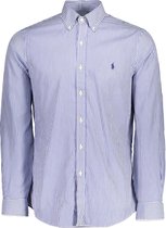 Polo Ralph Lauren  Overhemd Blauw Aansluitend - Maat M - Heren - Never out of stock Collectie - Katoen