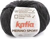 Katia - Merino Sport - 402 Zeer donker grijs - 50 gr.