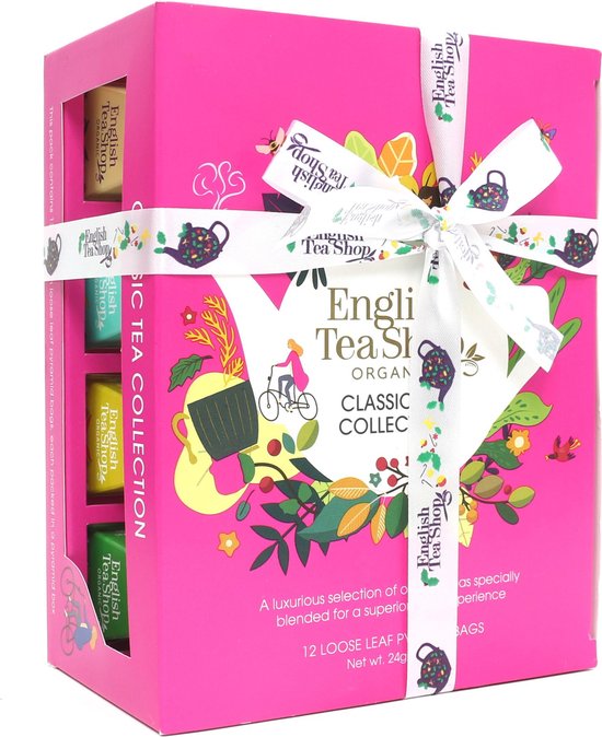 English Tea Shop Theegeschenk "Klassieke Thee Collectie" met strik 24