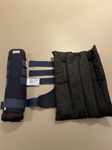 Equisafe transportbeschermer stalbeschermer paarden blauw zwart