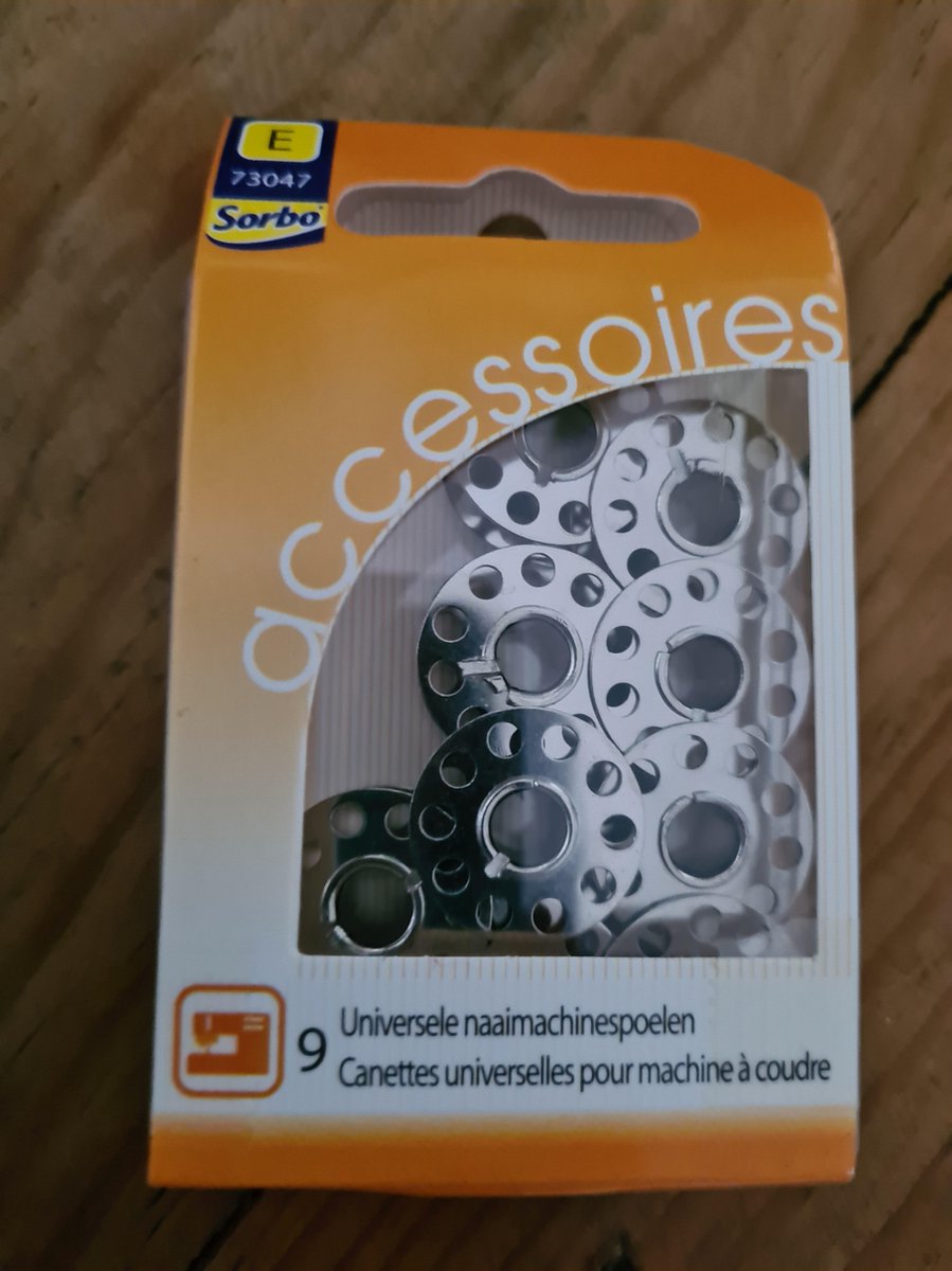 9 universele naaimachinespoelen Sorbo