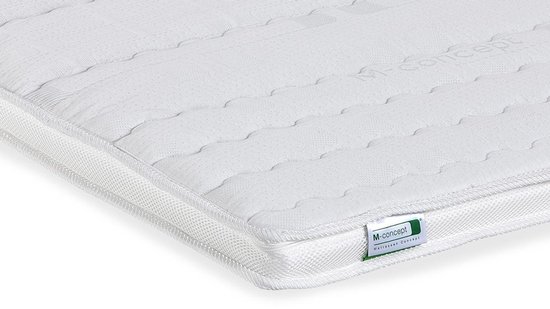 M-concept Comfort Viscoschuim Topper - Topdekmatras - 80x220 cm - Dikte 7 cm