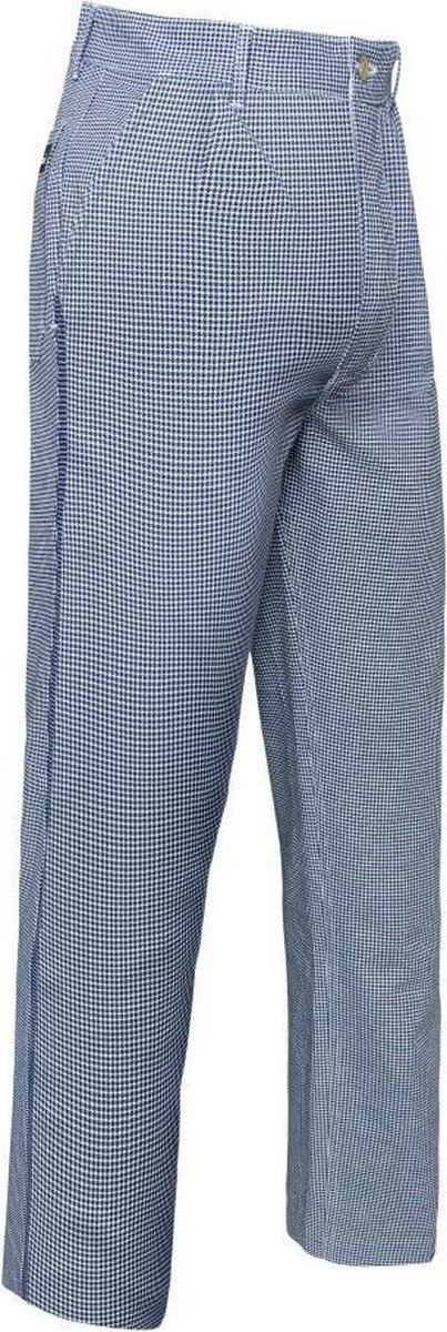 Vitello Koksbroek Ruit Blauw - maat 3XL (64-66)