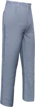 Pantalon de cuisine Vitello Check Blauw - taille 3XL (64-66)