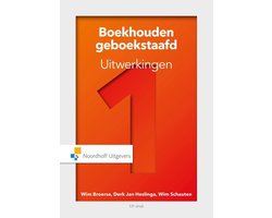 Boekhouden geboekstaafd 1 Uitwerkingen