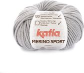 Katia - Merino Sport - 400  Licht grijs - 50 gr.