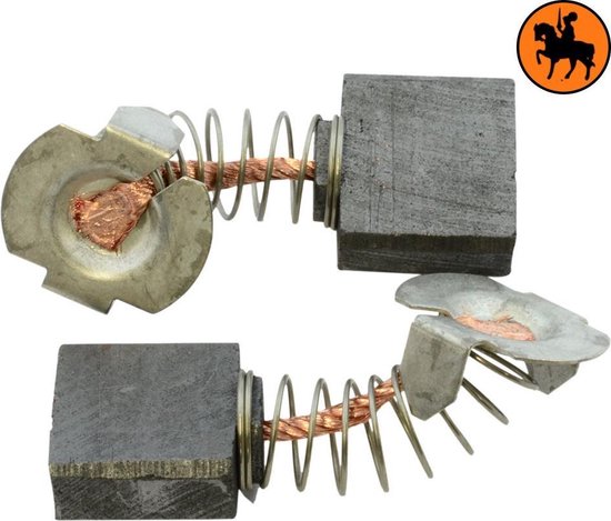 Jeu de balais de charbon pour défonceuse / scie Makita 9079S - 7x18x16mm