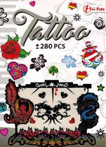 Plaktattoos voor Kinderen - Zilver - 280 Delig - Tattoo