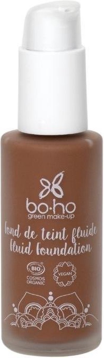 Goedkoopste Boho green makeup Liquid foundation 09 cacao 30 Milliliter