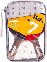 Heemskerk Balsa Energy Tafeltennis Bat Set - Met 2 Batjes en 3 Balletjes