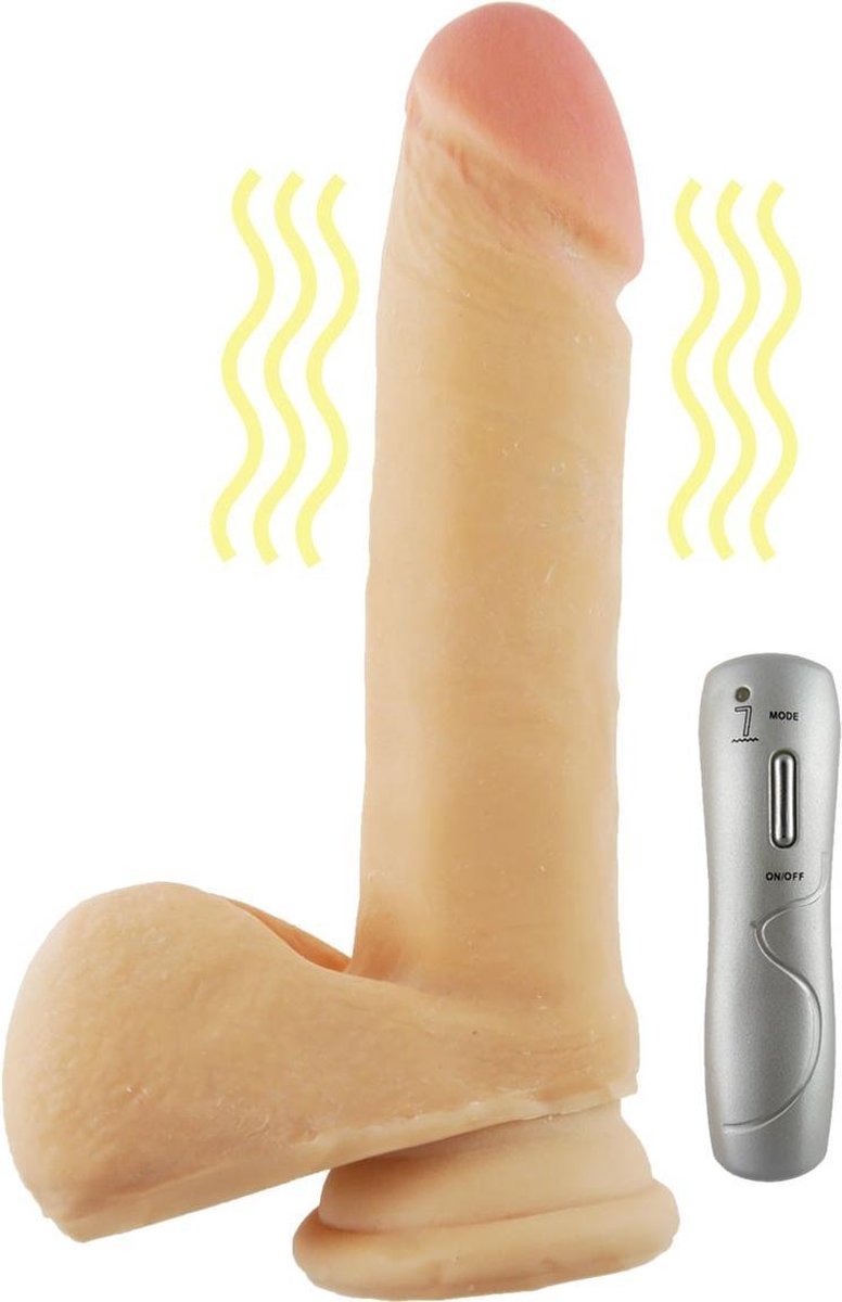 Goedkoopste Vibrator- Dildo - KRONOS-LOVECLONEX - 7inch-vibrerend