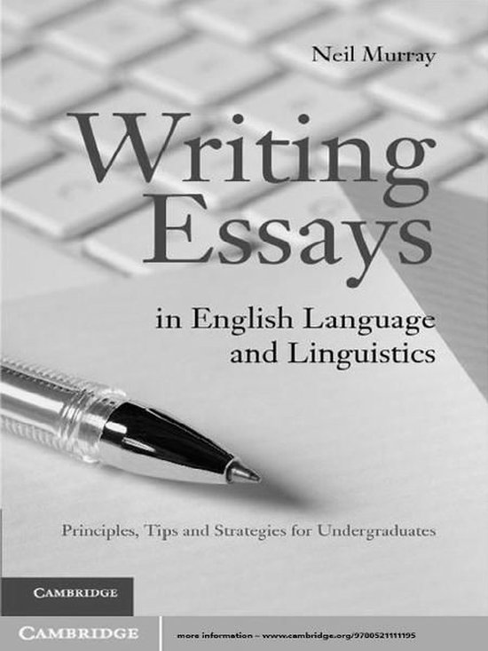 Writing Essays in English Language and Linguistics - cover