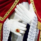 Witbaard Handschoenen 40 Cm Katoen Wit Maat Xl