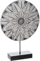 Raam ornament 33cm zwart-wit