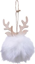 Oneiro's luxe kersthanger BONT – 11 cm - kerstbal - luxe verpakking – kerstcollectie – kerstdecoratie – kerstboomhanger – kerstversiering