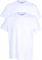 Gotzburg heren T-shirts regular fit O-hals (2-pack) - wit - Maat: L