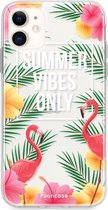 iPhone 12 hoesje TPU Soft Case - Back Cover - Summer Vibes Only