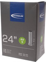 Schwalbe AV9 - Binnenband Fiets - Auto Ventiel - 40 mm - 24 x 1.75 - 1 3/8