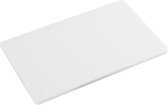 Kunststof snijplank wit 32 x 53 cm gastronorm 1/1 - Keukenbenodigdheden - Universele plastic snijplanken