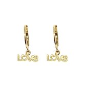 love earrings - goud