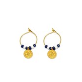 beads earrings - goud