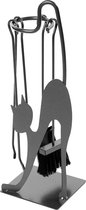 Haardstel CAT, 4-delig, 0282, verwarming, open haard