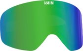 VAIN Slopester Skibril Lens  - VENOM - Groen / Blauwe Spiegel REVO Coating