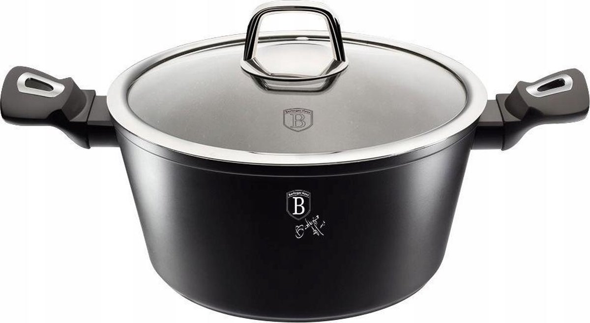 Berlinger Haus 1852 - Braadpan 24 cm - Black Silver Collection