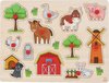foto van Engelhart Houten Knopjes Puzzel Boerderij 12 Stukjes