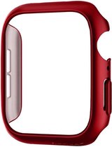Spigen - Case voor Apple Watch SE 44mm - Siliconen Thin Fit Rood