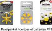 Hoortoestel batterijen - P10 - Geel - Probeerpakket - Welke batterijen zijn het beste