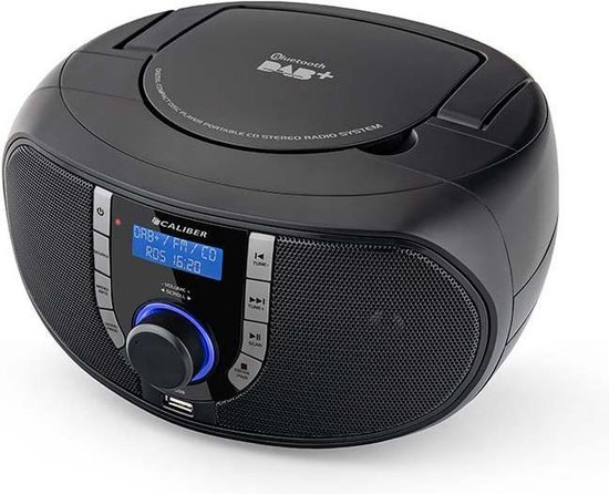 Caliber Boombox met DAB+ - Draagbare radio CD speler - DAB radio met  Bluetooth -... | bol.com