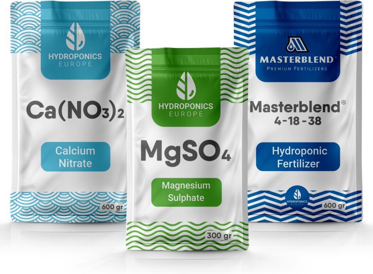 Masterblend 4-18-38 Hydroponic Plantenvoeding Kit | Voeding voor Hydrocultuur 8 kG